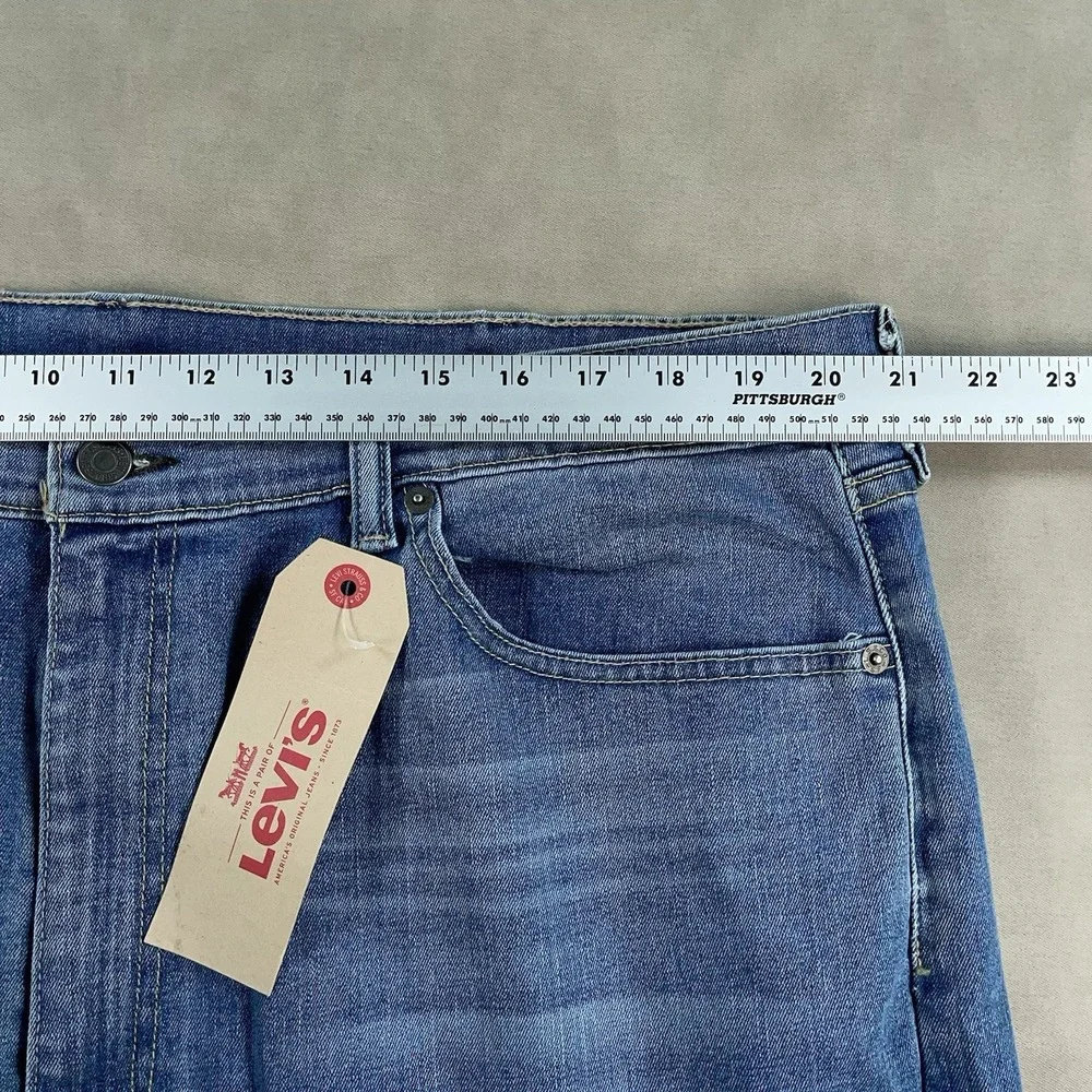 Levis 505‎ Jeans Mens Regular Fit Straight Leg 42x30 Extra Room In Thighs NWT